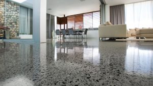 polished concrete floor